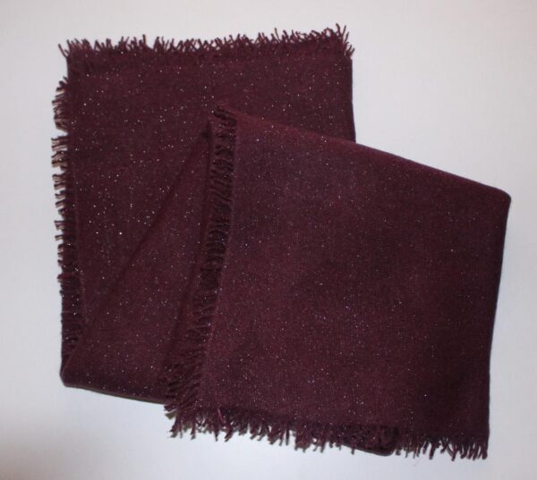 Allover Lurex Felted scarf
