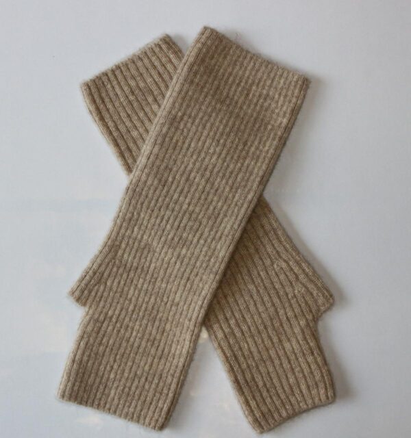 Fingerless Rib Gloves