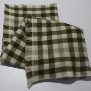Small Check Woven Scarf