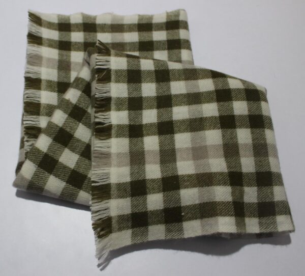 Small Check Woven Scarf