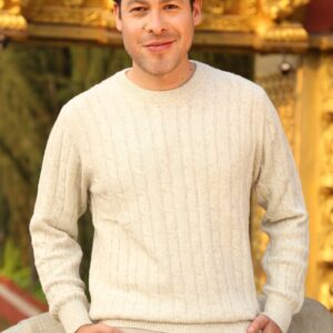 Cable Round Neck Pullover