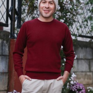 Mens R Neck Pullover